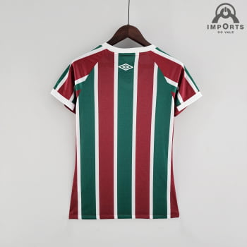 Camisa Fluminense I 22/23 Versão Feminina + Personalização Grátis