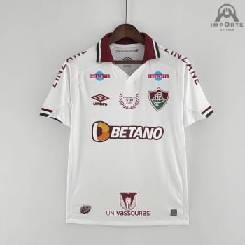 Camisa Fluminense II 22/23 Versão Torcedor + Patrocínios + Personalização Grátis