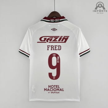 Camisa Fluminense II 22/23 Versão Torcedor + Patrocínios + Personalização Grátis