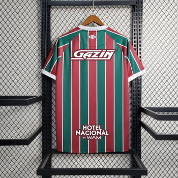 Camisa Fluminense I 23/24 Versão Torcedor + Patrocínios + Personalização Grátis