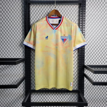 Camisa Fortaleza 23/24 Versão Torcedor Ed. Especial Amarela + Personalização Grátis  