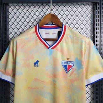 Camisa Fortaleza 23/24 Versão Torcedor Ed. Especial Amarela + Personalização Grátis  