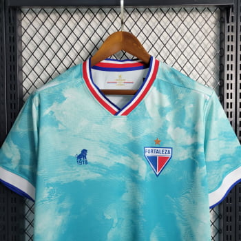 Camisa Fortaleza 23/24 Versão Torcedor Ed. Especial Azul + Personalização Grátis