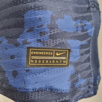 Camisa da Seleção Francesa 2022 Ed. Especial Versão Jogador Azul/Preta + Personalização Grátis -