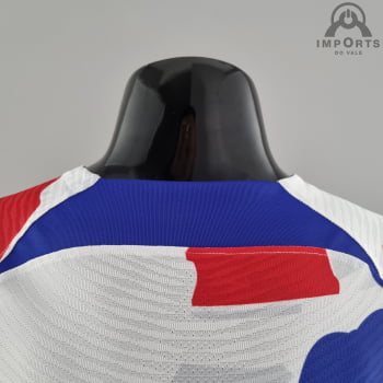 Camisa da Seleção Francesa 2022 Treino Versão Jogador + Personalização Grátis - Branca