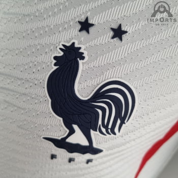 Camisa da Seleção Francesa 2022 Treino Versão Jogador + Personalização Grátis - Branca