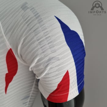 Camisa da Seleção Francesa 2022 Treino Versão Jogador + Personalização Grátis - Branca