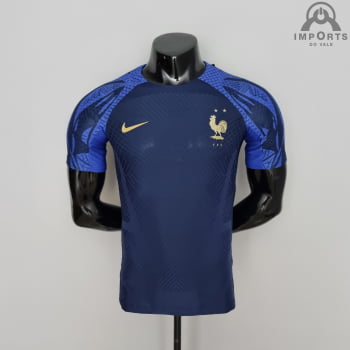 Camisa França 2022 Versão Jogador Treino + Personalização Grátis 