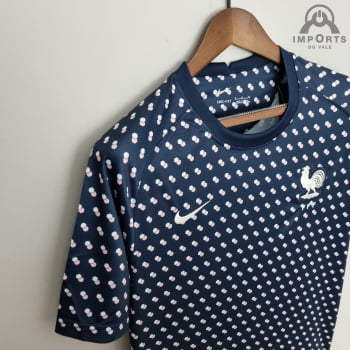 Camisa da Seleção Francesa 22/23 Treino - Azul