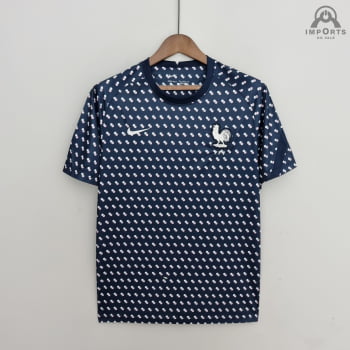 Camisa da Seleção Francesa 22/23 Treino - Azul