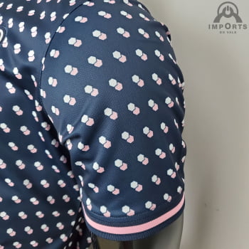 Camisa Gola Polo da Seleção Francesa 22/23 Treino - Azul