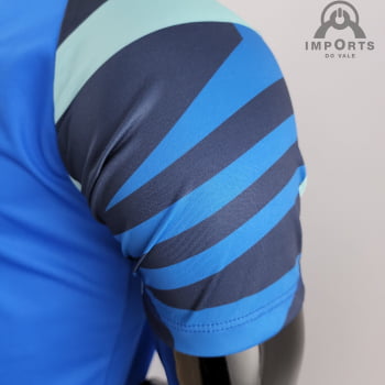Camisa Gola Polo Inter de Milão 22/23 - Azul