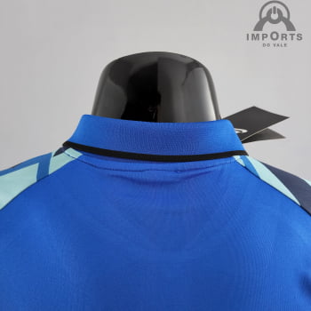 Camisa Gola Polo Inter de Milão 22/23 - Azul