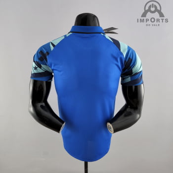 Camisa Gola Polo Inter de Milão 22/23 - Azul