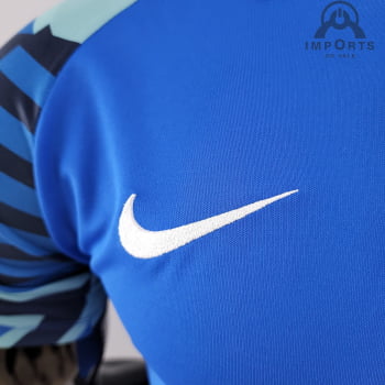 Camisa Gola Polo Inter de Milão 22/23 - Azul