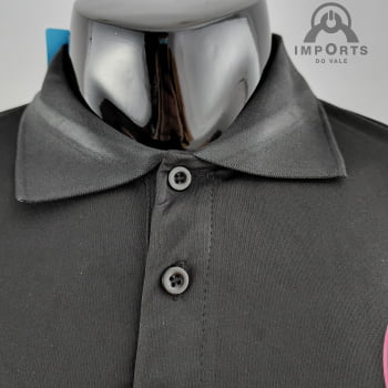 Camisa Gola Polo 22/23 Manchester City - Preta