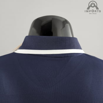 Camisa Gola Polo Olympique de Marseille 22/23 - Azul Royal