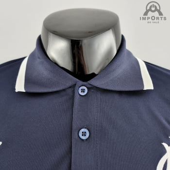 Camisa Gola Polo Olympique de Marseille 22/23 - Azul Royal