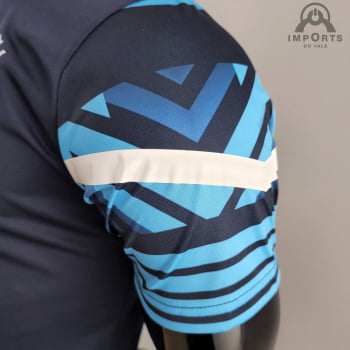 Camisa Gola Polo Olympique de Marseille 22/23 - Azul Royal