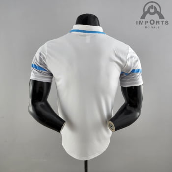 Camisa Gola Polo Olympique de Marseille 22/23 - Branca