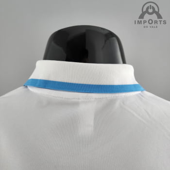 Camisa Gola Polo Olympique de Marseille 22/23 - Branca