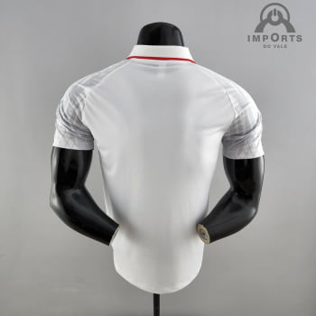 Camisa Gola Polo 22/23 Paris Saint-Germain Pré-jogo - Branca