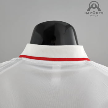 Camisa Gola Polo 22/23 Paris Saint-Germain Pré-jogo - Branca