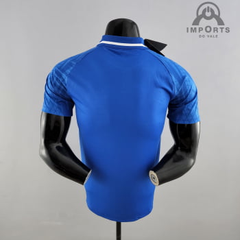 Camisa Gola Polo 22/23 Paris Saint-Germain (PSG) - Azul