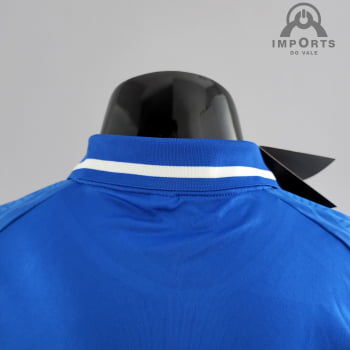 Camisa Gola Polo 22/23 Paris Saint-Germain (PSG) - Azul