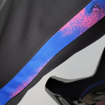 Camisa Gola Polo 22/23 Paris Saint-Germain Ed. Jordan - Preta Holográfica