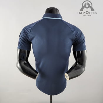 Camisa Gola Polo Paris Saint-Germain 22/23 - Azul Royal