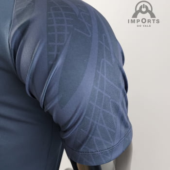 Camisa Gola Polo Paris Saint-Germain 22/23 - Azul Royal