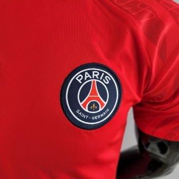 Camisa Gola Polo 22/23 Paris Saint-Germain - Vermelha