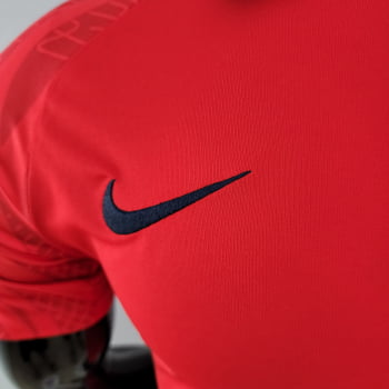 Camisa Gola Polo 22/23 Paris Saint-Germain - Vermelha