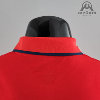 Camisa Gola Polo Milan 22/23 - Vermelha