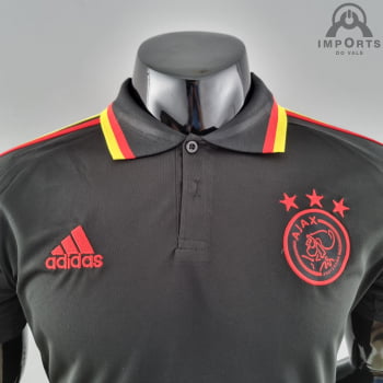 Camisa Gola Polo Ajax 21/22 Versão Torcedor Ed. Especial Bob Marley 