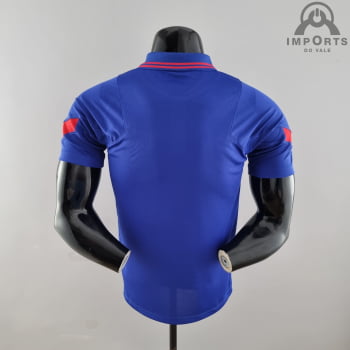 Camisa Atlético de Madrid 21/22 Gola Polo Azul