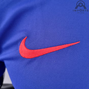 Camisa Atlético de Madrid 21/22 Gola Polo Azul