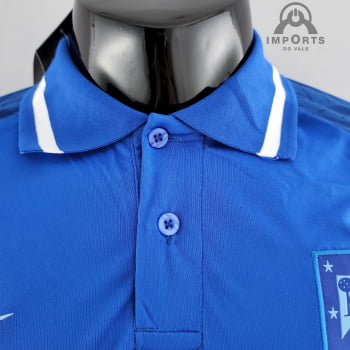 Camisa Gola Polo Atlético de Madrid 22/23 - Azul