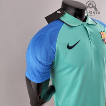 Camisa Gola Polo Barcelona 22/23 - Azul claro