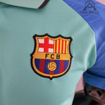 Camisa Gola Polo Barcelona 22/23 - Azul claro