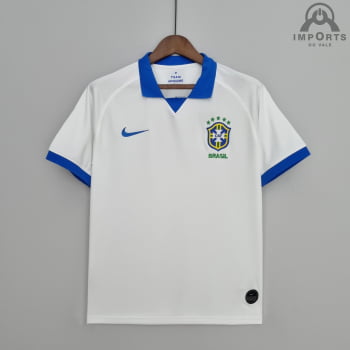 Camisa Gola Polo da Seleção Brasileira II 2019 Versão Torcedor + Personalização Grátis