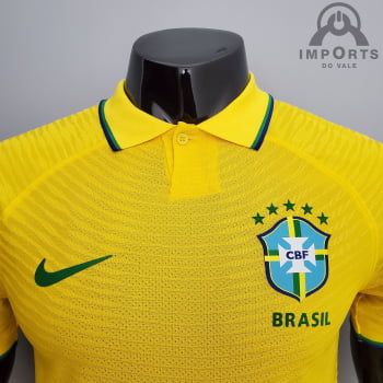 Camisa Gola Polo da Seleção Brasileira 2022 Versão Jogador Ed. Especial