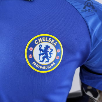 Camisa Gola Polo Chelsea 22/23 - Azul