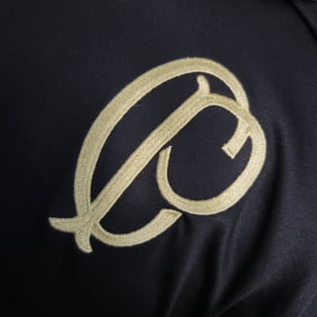 Camisa Gola Polo Corinthians 23/24 - Preta