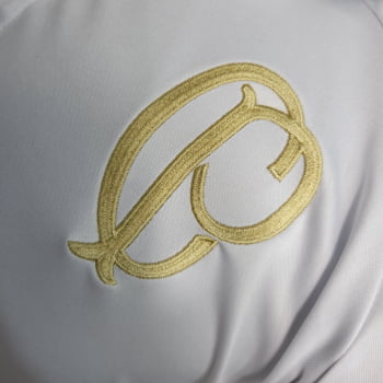 Camisa Gola Polo Corinthians 23/24 - Branco/dourado