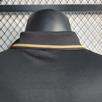 Camisa Gola Polo Corinthians 23/24 - Preto/Dourado