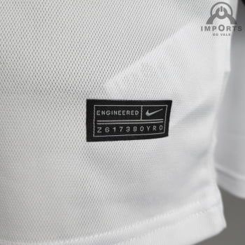 Camisa da Seleção Brasileira 2022 Gola Polo - Branca/Dourado