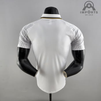 Camisa Gola Polo da Seleção Francesa 22/23 - Branca