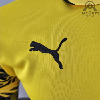 Camisa Gola Polo Borussia Dortmund 22/23 - Amarela